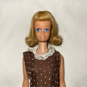 VTG Barbie Doll 860 Straight Leg Blonde Midge by Mattel 1964 - Lovely Face